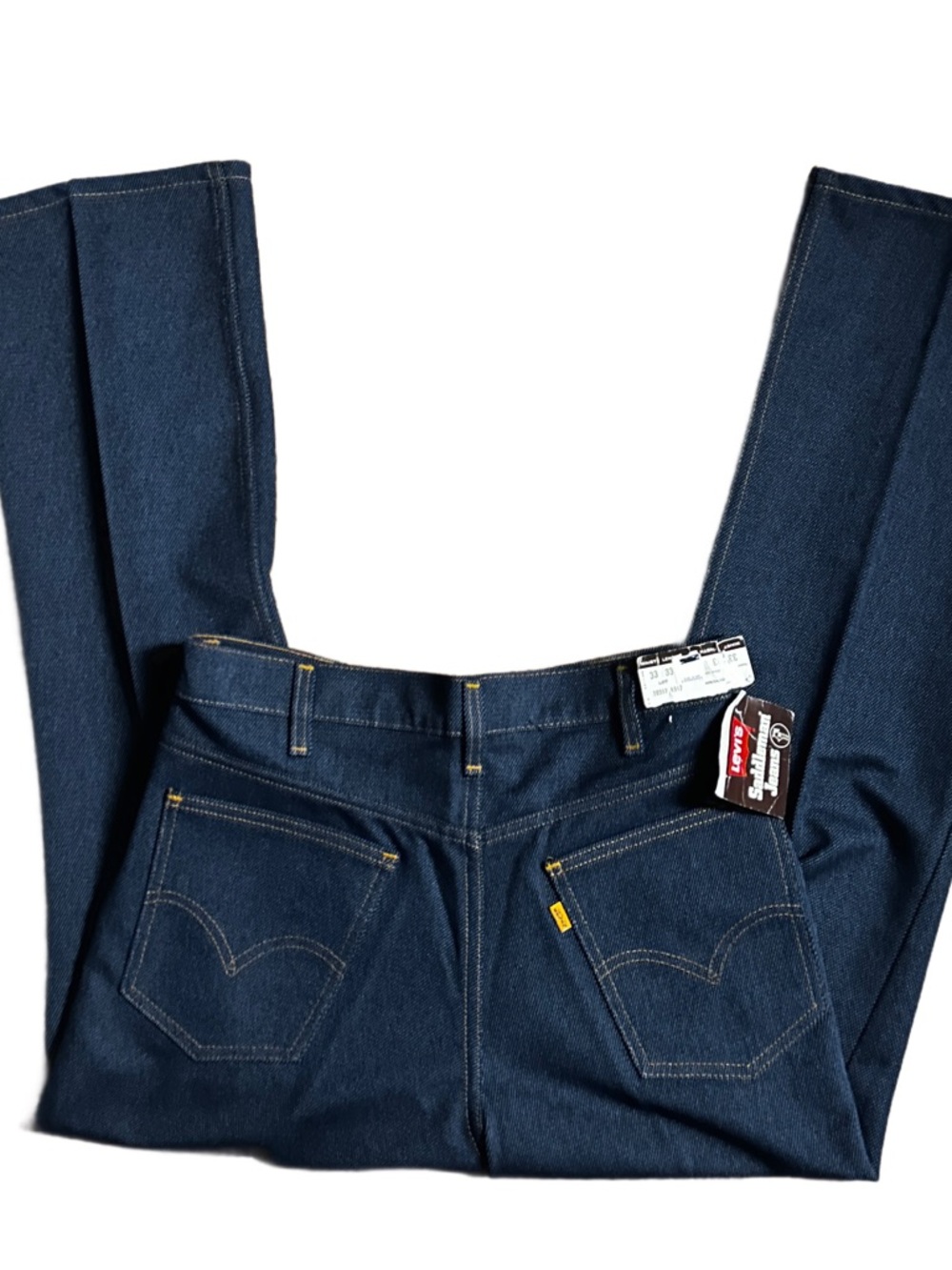 Levi’s Saddleman ~ Men’s 33/33 ~ 1970’s ~ USA ~ Blue Denim Bootcut Jeans ~ New
